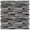 Msi Metro Gris Interlocking 12 In. X 12 In. X 8Mm Glass Stone Mesh-Mounted Mosaic Tile, 10PK ZOR-MD-0501 - alternate 1